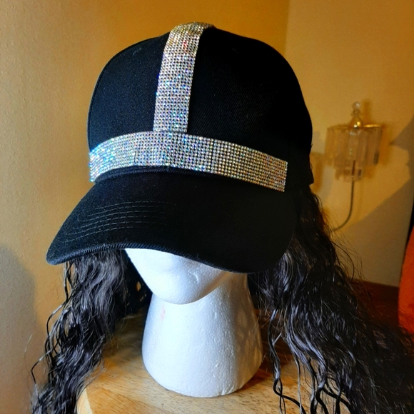 Wig Hat Human Curly - Picture 3 of 5